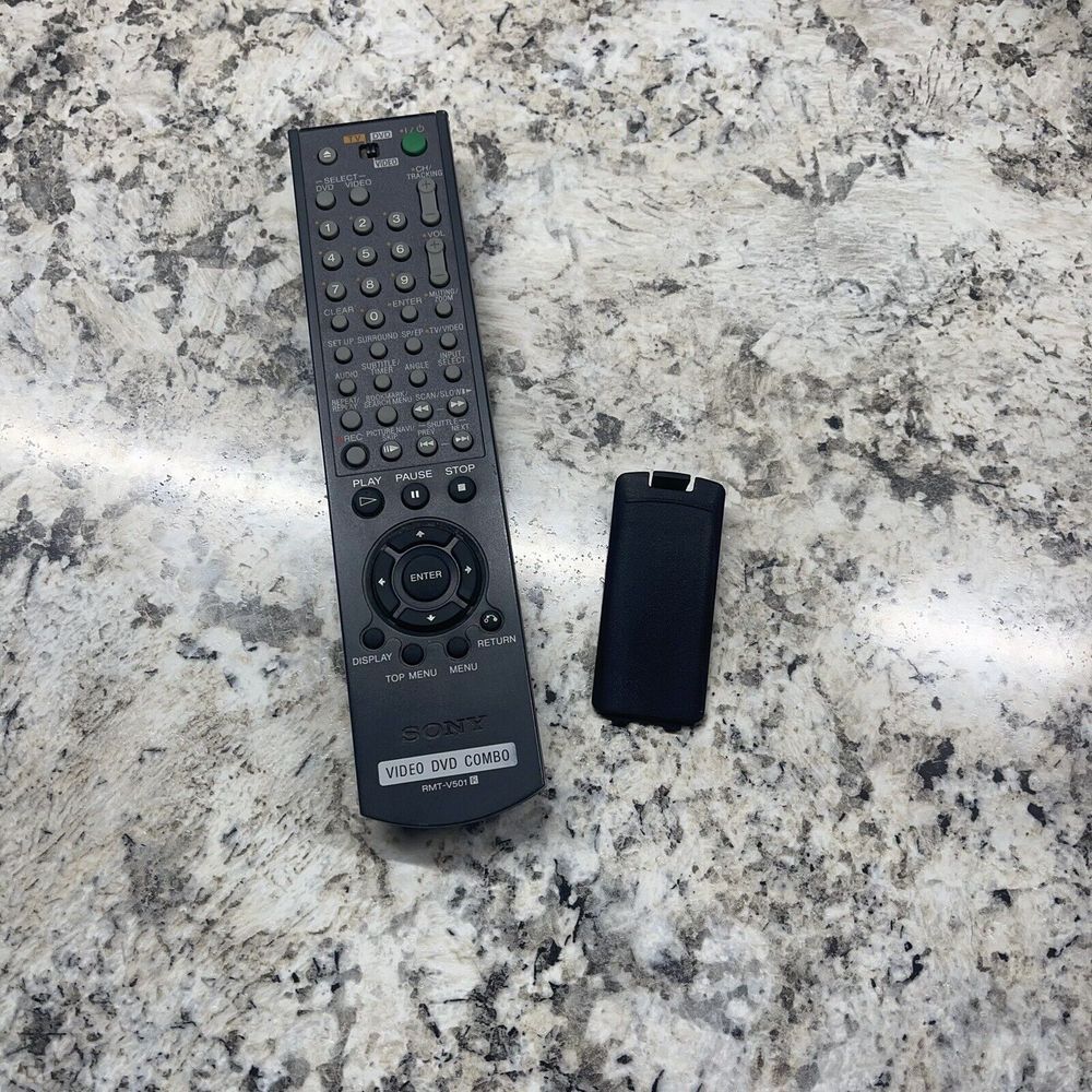 Genuine Sony RMT-V501A Video DVD Combo Player Remote Control UNTESTED
